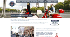 Desktop Screenshot of parisbyscooter.com
